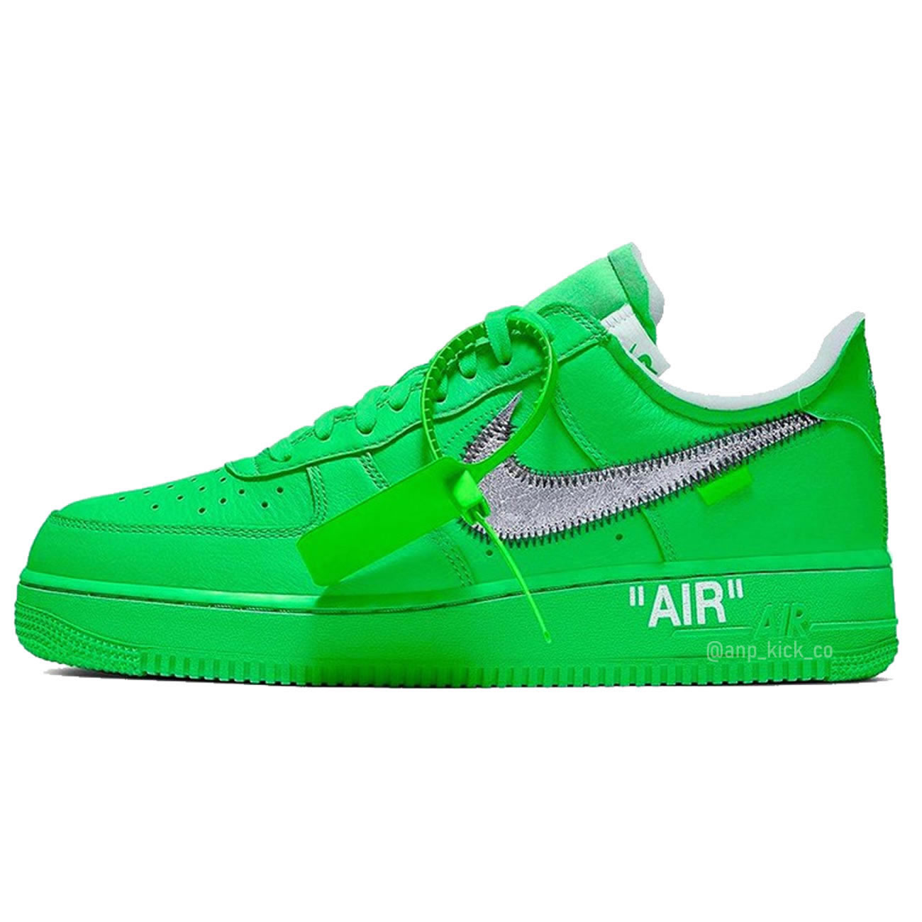 Off White Nike Air Force 1 Low Light Green (1) - www.newkick.vip